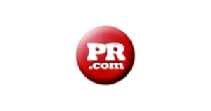 PR.com log o on transparent background